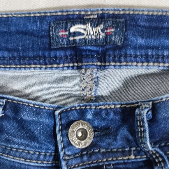 Silver Jeans women's size W27/L31 ink blue colour Suki Super Skinny Denim - Picture 5 of 14